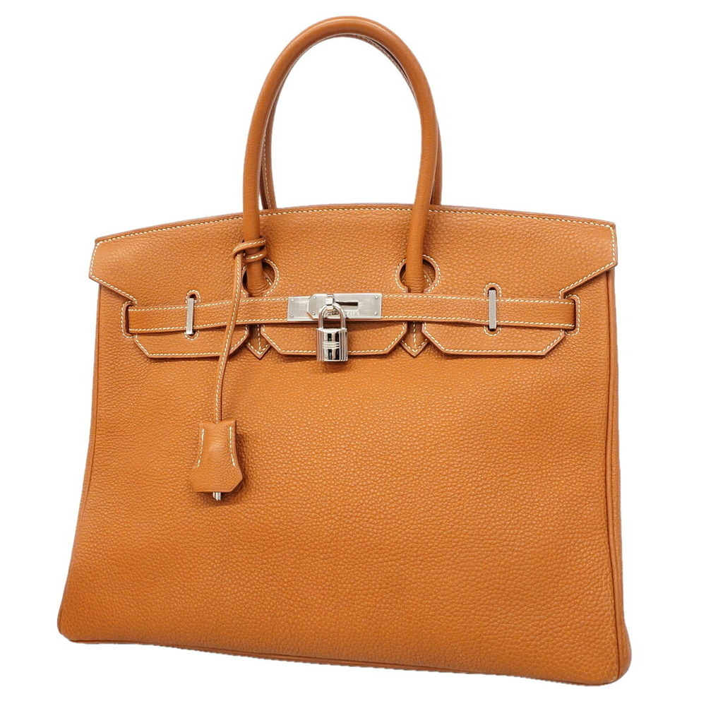 Hermes Birkin 35 Togo Gold Handbag (EEF stamp) - Women's